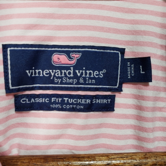 Vineyard Vines Tucker St Maarten Pink Stripe - Picture 8 of 9